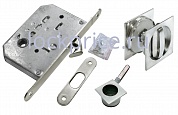 Картинка Комплект для раздвижных дверей Morelli MHS-2 WC SC Цвет - Матовый хром